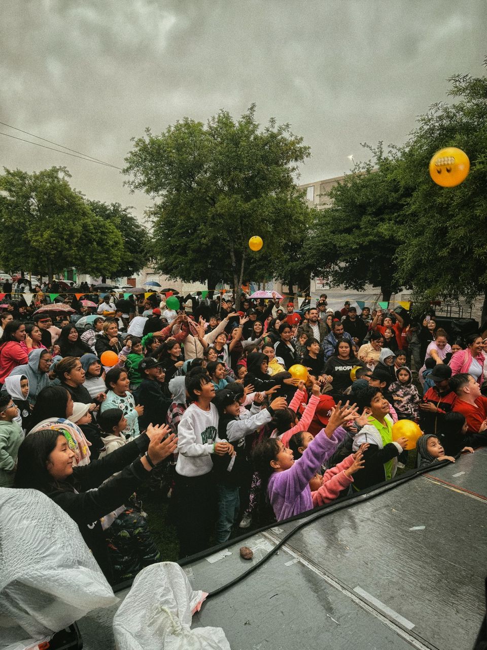 Night crusade crowd