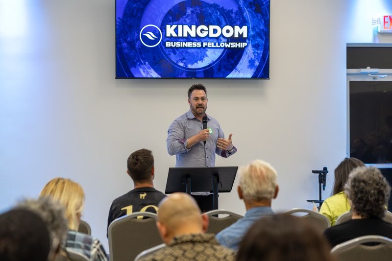 Troy Brave teaching business leaders